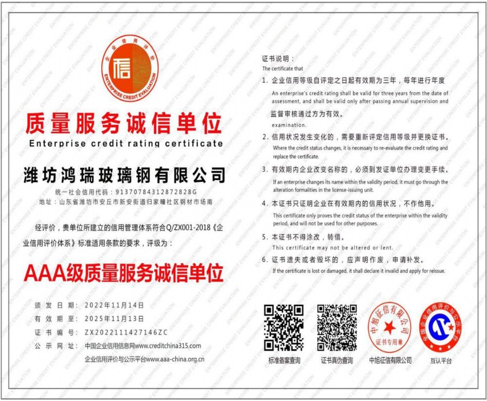 質(zhì)量服務(wù)誠(chéng)信單位